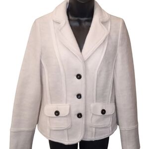 Jacket white wool Shacket by Heine 10